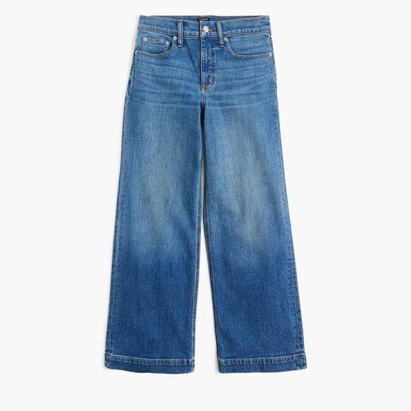 J CREW Factory Classic wide-leg jean in all-day stretch - Picture 3 of 5